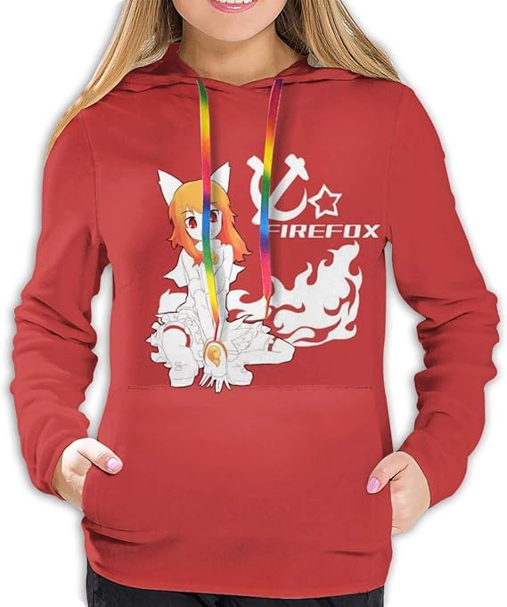 Amazon Co Jp かわいいfirefox Girl パーカー レディース トレーナー コート スポーツウェア コーチユニフォーム おしゃれ 長袖 カジュアル フード付き 春秋冬 服 ファッション小物
