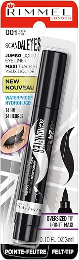 Rimmel Scandaleyes Jumbo Liner Black Waterproof Long Lasting Cats Eye view 3