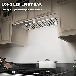 Hermitlux 30 inch Insert Range Hood with 3 Speed