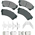 Akebono ACT1164 Proact Ultra Premium Ceramic Disc Brake Pad kit, GREY
