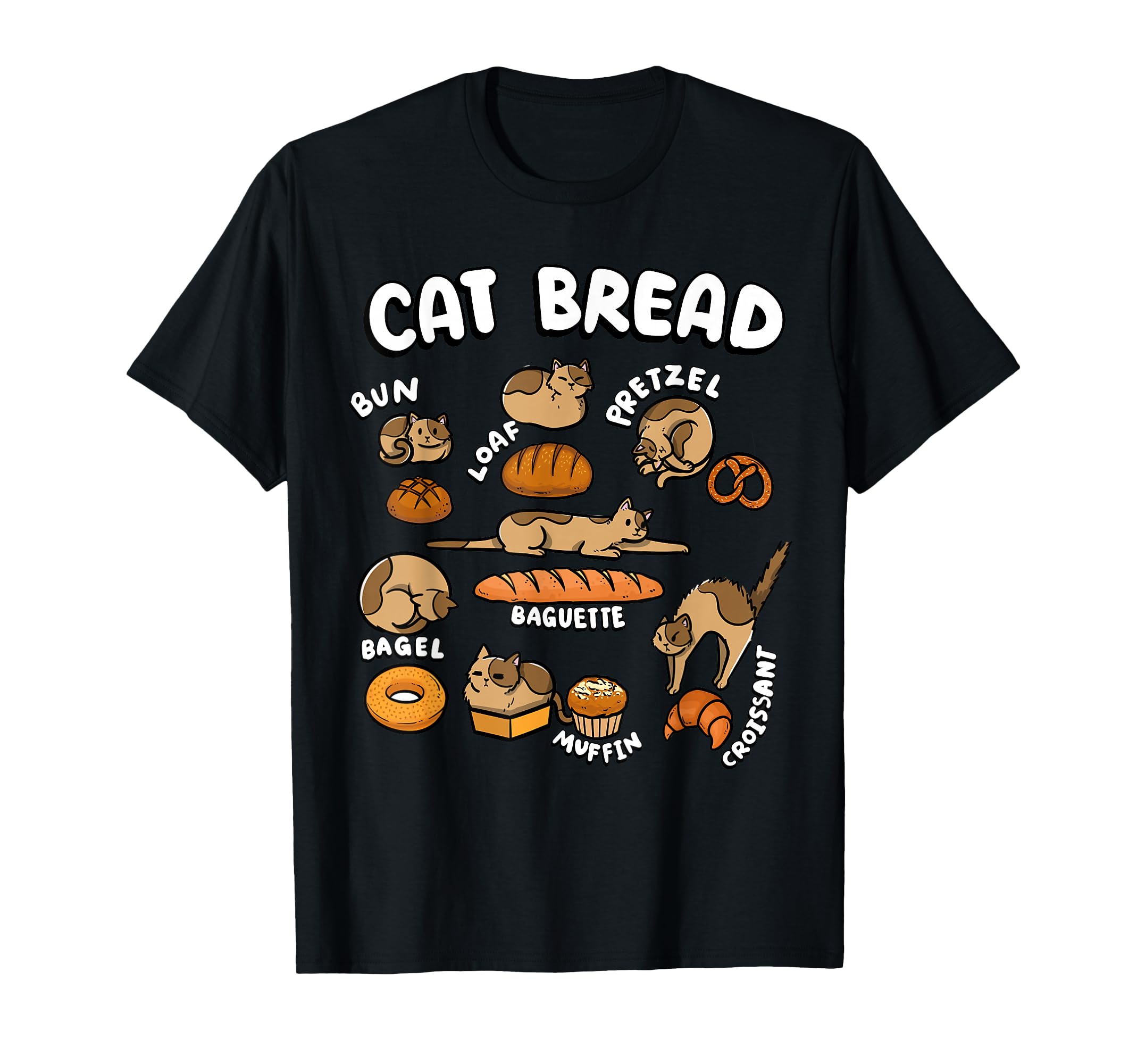 Photo 1 of ** GREEN**
Cat Bread Foodie Kittten Pet Owner Loaf Lover Cat T-Shirt 2XL