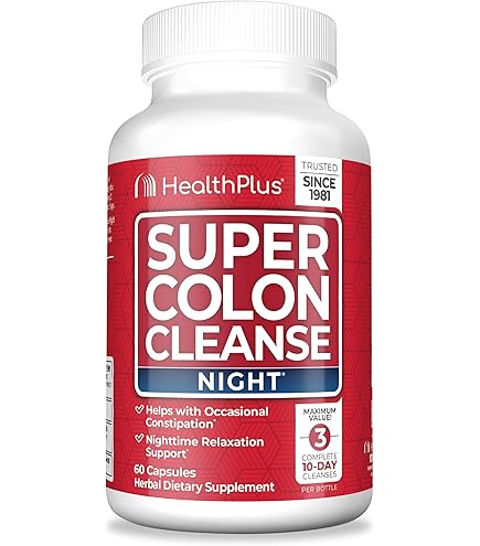 Amazon.com: Health Plus Herbal Detox+ (10-Day Cleanse) 40 Capsules
