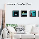 Divoom Pixoo Pixel Art Digital Photo Frame 8.6 Inch Mood Light, App Control view 4