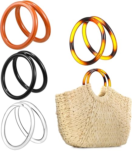 Asas De Madera Para Bolsos PH PandaHall Forma De D,