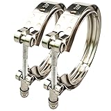 GaeaAuto 3 inch V Band Clamp 304 Stainless Steel