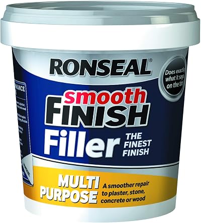 Ronseal 36547 Smooth Finish Filler Multi-Purpose Ready Mixed 2.2kg Grey