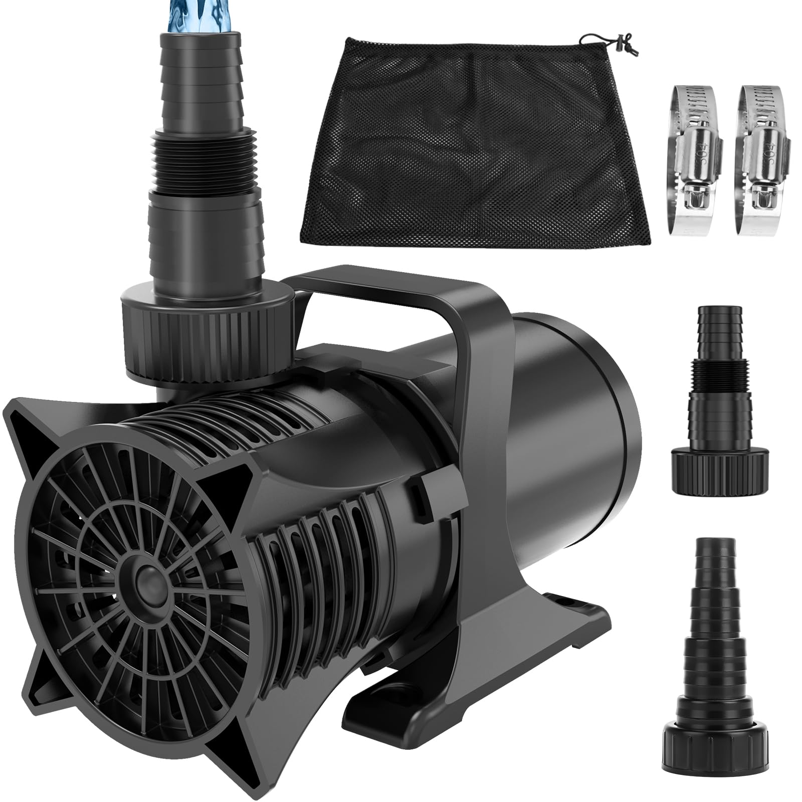 Photo 1 of AquaMiracle 2700GPH Submersible Water Pump UL Certified Pond Pump Fountain Pump Aquarium Water Pumps for Pond, Waterfall, Fountain, Fish Tank, or Hydroponics