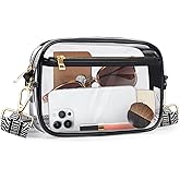 Aodotx Clear Bag Stadium Approved, Clear Crossbody Bag Purses for women for Concert, Sports, Festivals