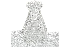 ZTML MS 15,000 Pieces Clear Water Gel Jelly Beads, Water Beads, Vase Filler for centerpieces, Non Toxic Water Beads for Soilless Planting, Floral Arrangement, Vase Filler (Clear)