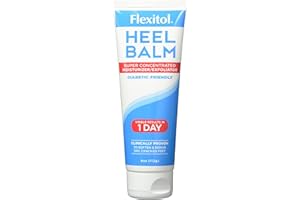 Flexitol Heel Balm 4 Oz Tube (Pack of 2), Rich Moisturizing & Exfoliating Foot Cream. Fast Relief of Rough, Dry & Cracked Skin on Heels/Feet. For Daily Use and Pedicures. Diabetic Safe and Effective