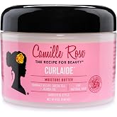 Camille Rose Curlaide Moisture Butter, Curl Cream, 8 Fl Oz | Rich Curl Cream with Green Tea &amp; Jojoba for Moisture, Detangling, Frizz Control &amp; Soft, Defined Curls