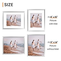 upsimples 11x14 Picture Frame Set of 5, Display