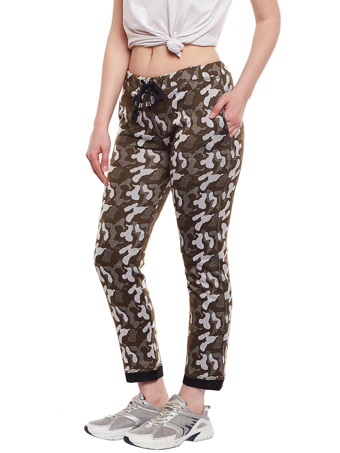 vimal camouflage/military/army trackpant for women