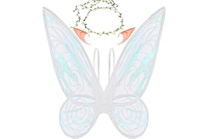 U-Goforst Fairy Wings for Adults Women Butterfly Wings for Girls Angel Wing Halloween Costume Dress Up Cosplay