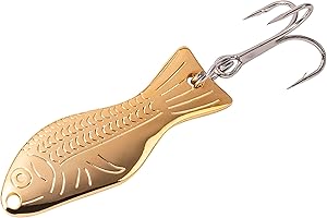 AL'S GOLDFISH LURE CO. AL's Goldfish Lure Company, Goldfish Freshwater Classic Fishing Spoon Lure, Treble Hook, Trout, Salmon, Bass, Walleye, Crappie, Panfish, Pike and Muskie. Sizes 3/16 oz., 1/4 oz. or 1/2 oz.