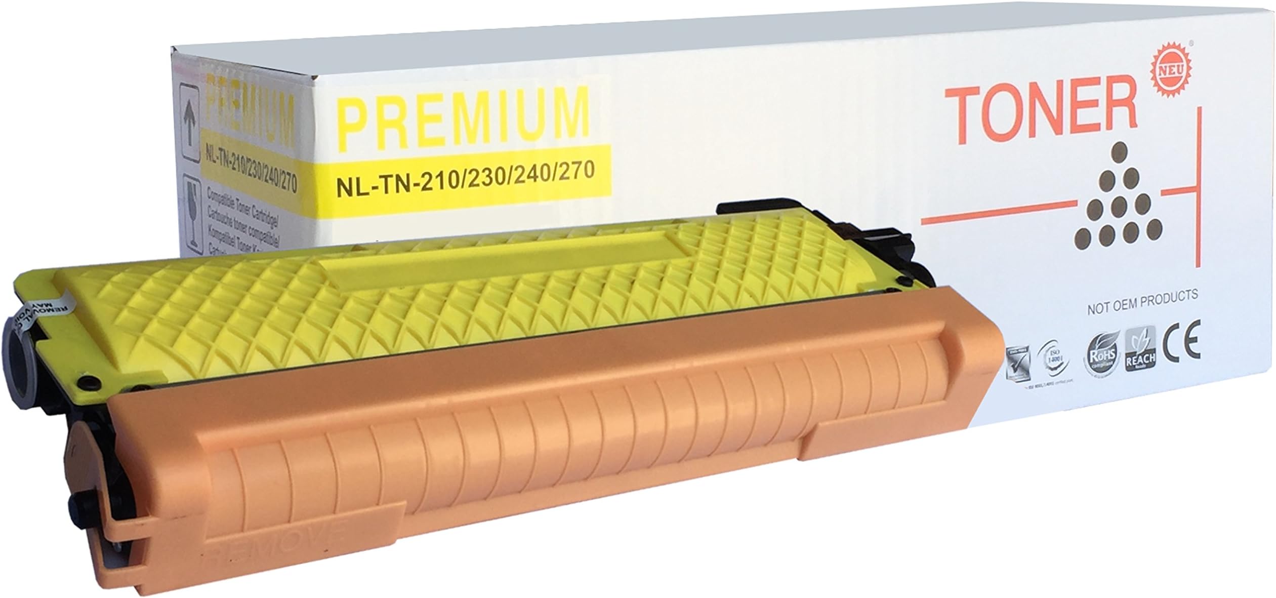 Premium Toner TN230 TN210 – TN240 TN270 – Toner Yellow – 1400 Pages – for: Brother HL3040 HL3070 HL3045 – HL3075 – hl8070 MFC9320 – MFC9325 – hl8370, MFC9010/MFC9120 DCP9010,