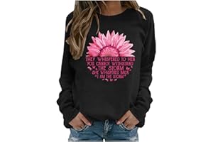 Lpmadey They Whispered to Her You Cannot Withstand The Storm She Whispered Back I Am The Storm Breast Cancer Theme Sweatshirt