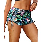Holipick Women Swim Shorts Tummy Control Swim Bottoms Boyleg Swimsuits Shorts Bathing Suit Bikini Bottoms