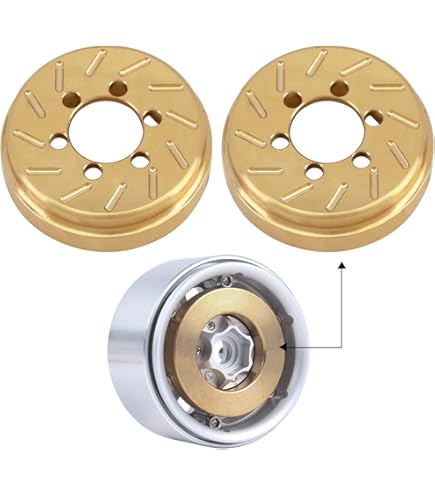 INJORA RC Laiton Interne Beadlock Anneau de Serrage Anneau 94g Poids de Roue Fit 1.9 Jante de Roue pour 1/10 RC Crawler Axial SCX10 II 90046 TRX-4 VS4-10 Upgrade Parts,2pcs INJORA RC Laiton Interne Beadlock Anneau de Serrage Anneau 94g Poids de Roue Fit 1.9 Jante de Roue pour 1/10 RC Crawler Axial SCX10 II 90046 TRX-4 VS4-10 Upgrade Parts,2pcs