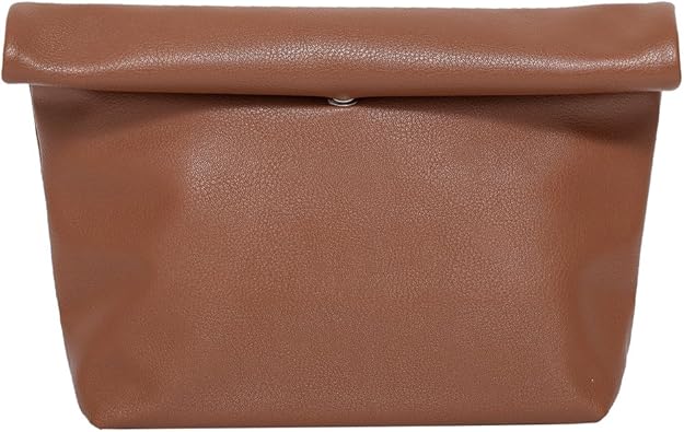 large leather clutch bag