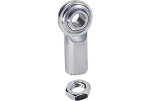 ARL OUTDOORS Rod End 3/8 x 3/8-24 ECF6 Female Economy Right Hand Rod End Bearing with Jam Nut Included Heim Joint Rod End Direct