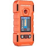 Stud Finder Wall Scanner, 6-in-1 Electronic Wall Detector | USB Rechargeable, LCD Display, Precision Detection, Wood Joists &amp; Pipes Locating