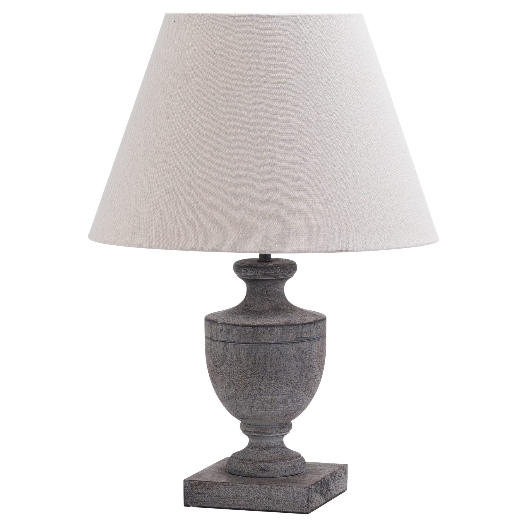 Hill 1975 Incia Urn Wooden Table Lamp