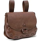 PROCOS Medieval Waist Pack Vintage Belt Pouch Waist Bag LARP Renaissance Costume Accessories for Women Men