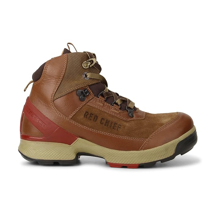 red chief high ankle boots