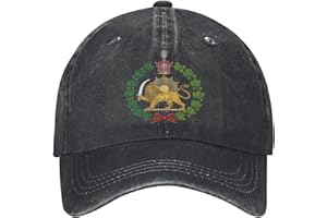 MIGA Hat Make Iran Great Again Hat Old Persian Flag with Lion and Sun Caps Vintage Flag Baseball Cap Hats for Men Women
