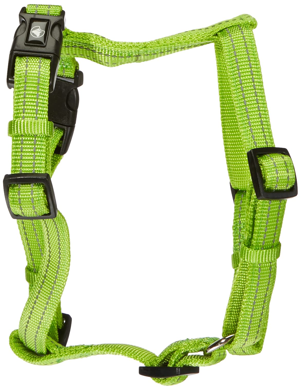 CROCI Nylon Soft Harness, 20 x 500 - 650 mm, Green