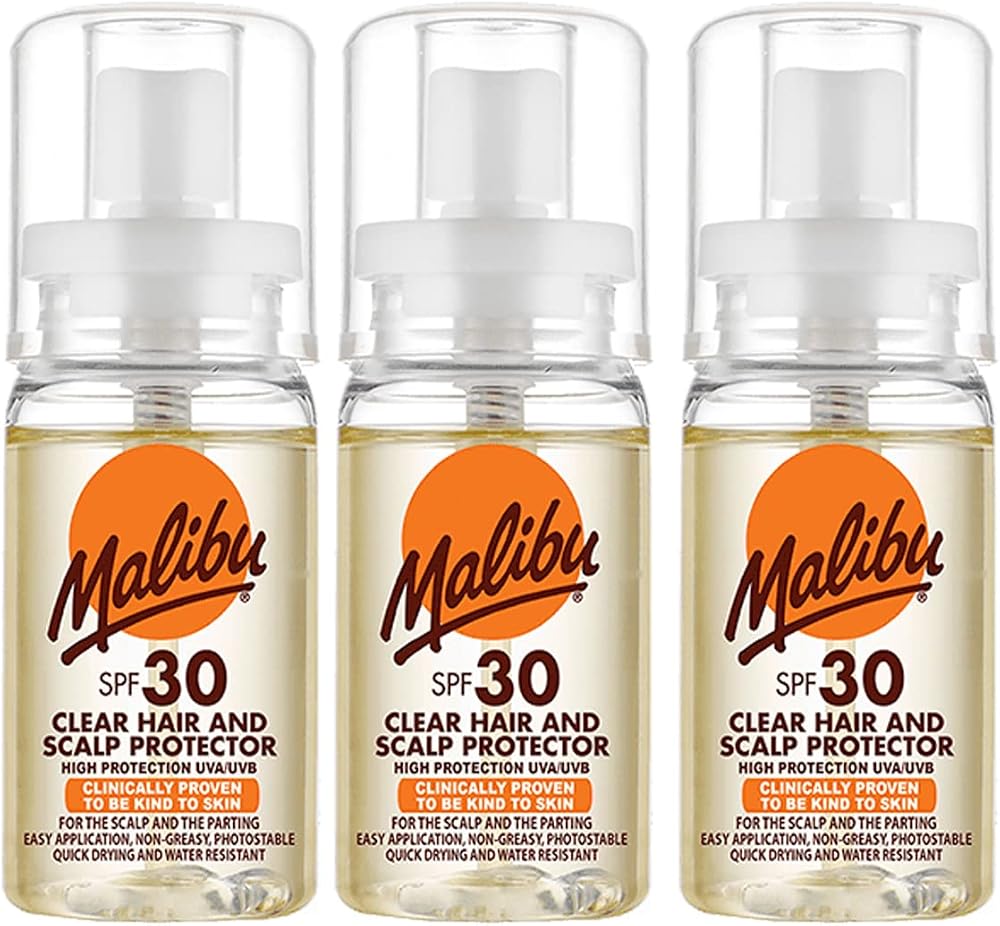 Malibu Scalp Protector SPF 30 Sun Cream x 3 Pack Liverpool Enterprises