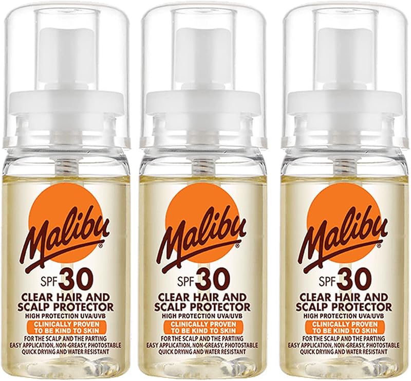 Malibu Scalp Protector SPF 30 Sun Cream x 3 Pack Liverpool Enterprises