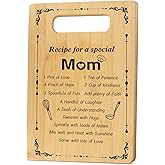 Mom Gifts,Mothers Day Mother's Christmas Valentines Day Valentine's Easter Unique Birthday Gifts for Mom Gift Ideas from Daughter Son Mother Presents for Elderly Moms,Bamboo Cutting Boards for Kitchen