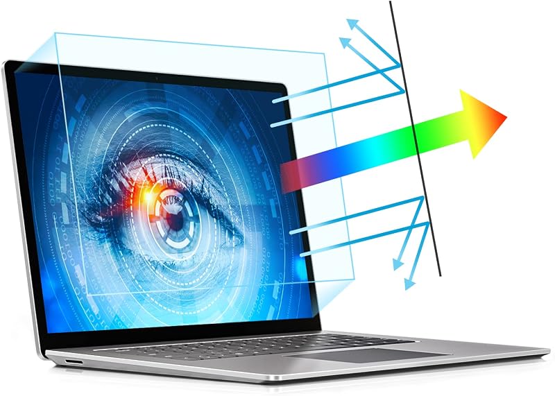 PYS Blue Light Screen Protector 14 Inch Laptop 2 Pack Anti-Glare
