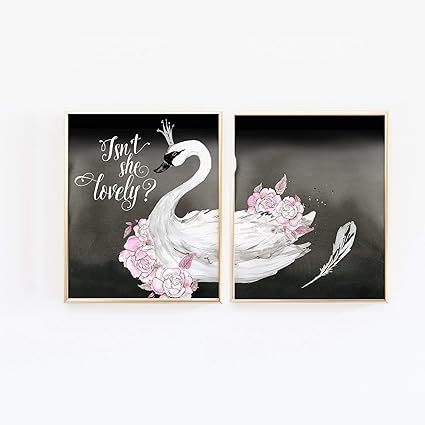 swan princess nursery decor
