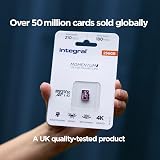 Integral Momentum I 256GB microSDXC Card U3 V30 A2 4K GoPro DJI Rugged view 7