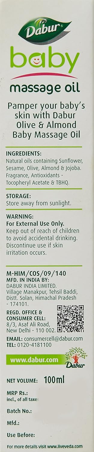 dabur baby massage oil with olive and almond price