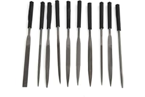 Needle File Set Carbon Steel Grit Coating, Full Range Shaping Engraving Removing, Jewelry Files for Metal Smoothing Modules w