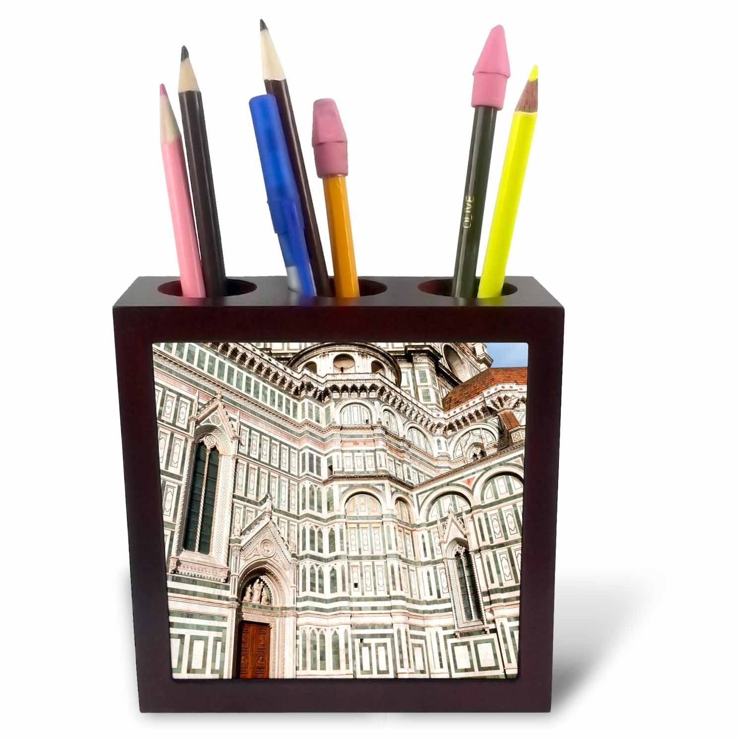 3dRose ph_227641_1 5-Inch "Dome of Brunelleschi/Cathedral/UNESCO/Firenze/Tuscany/Italy" Tile Pen Holder
