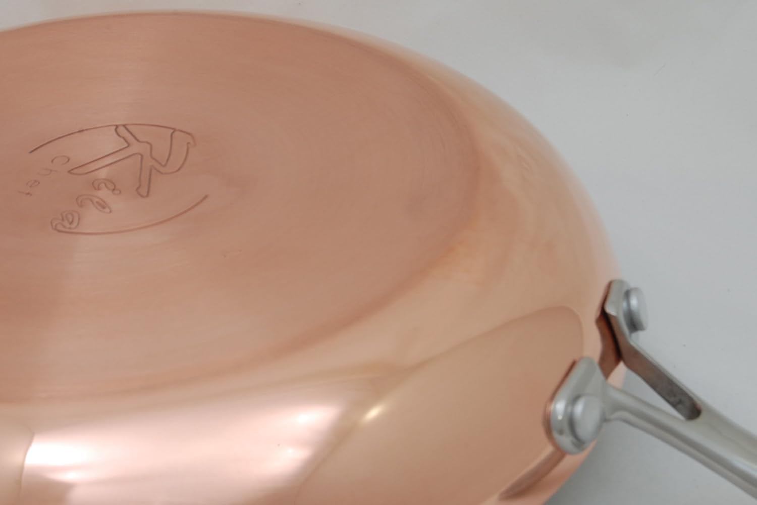 3.5mm thick Kila Chef 11" Tri-Ply Copper Bottom Frying Pan (0.5mm copper): Kitchen & Dining