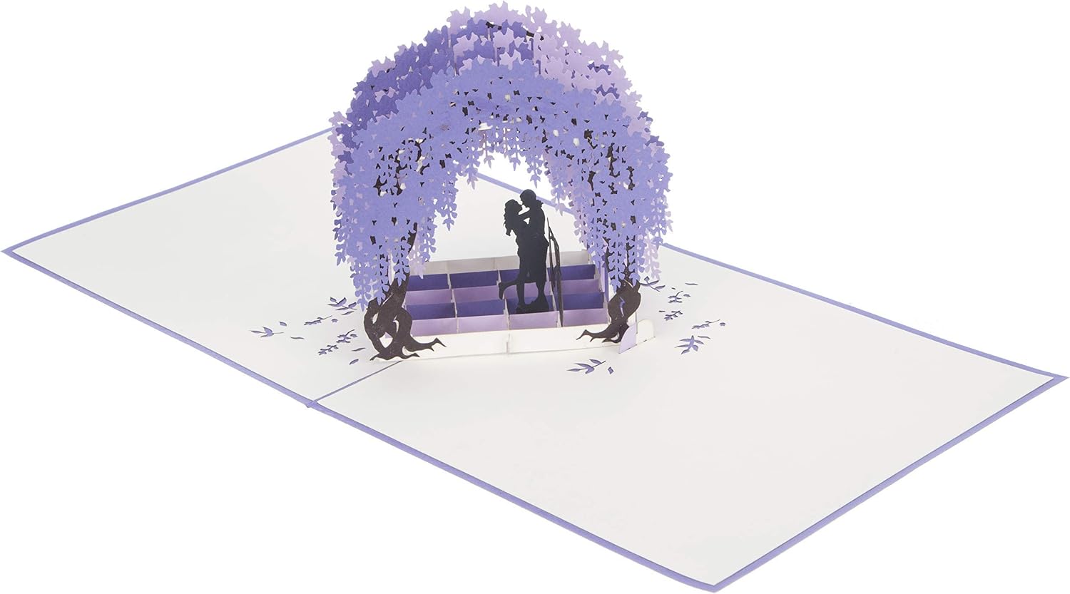 Cardology - Wisteria Pop-Up, Purple/Lavender/Pink, 15cm x 15cm - Image 5