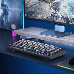 Hkfos Gradient Side Print Keycaps Grey, Double Shot