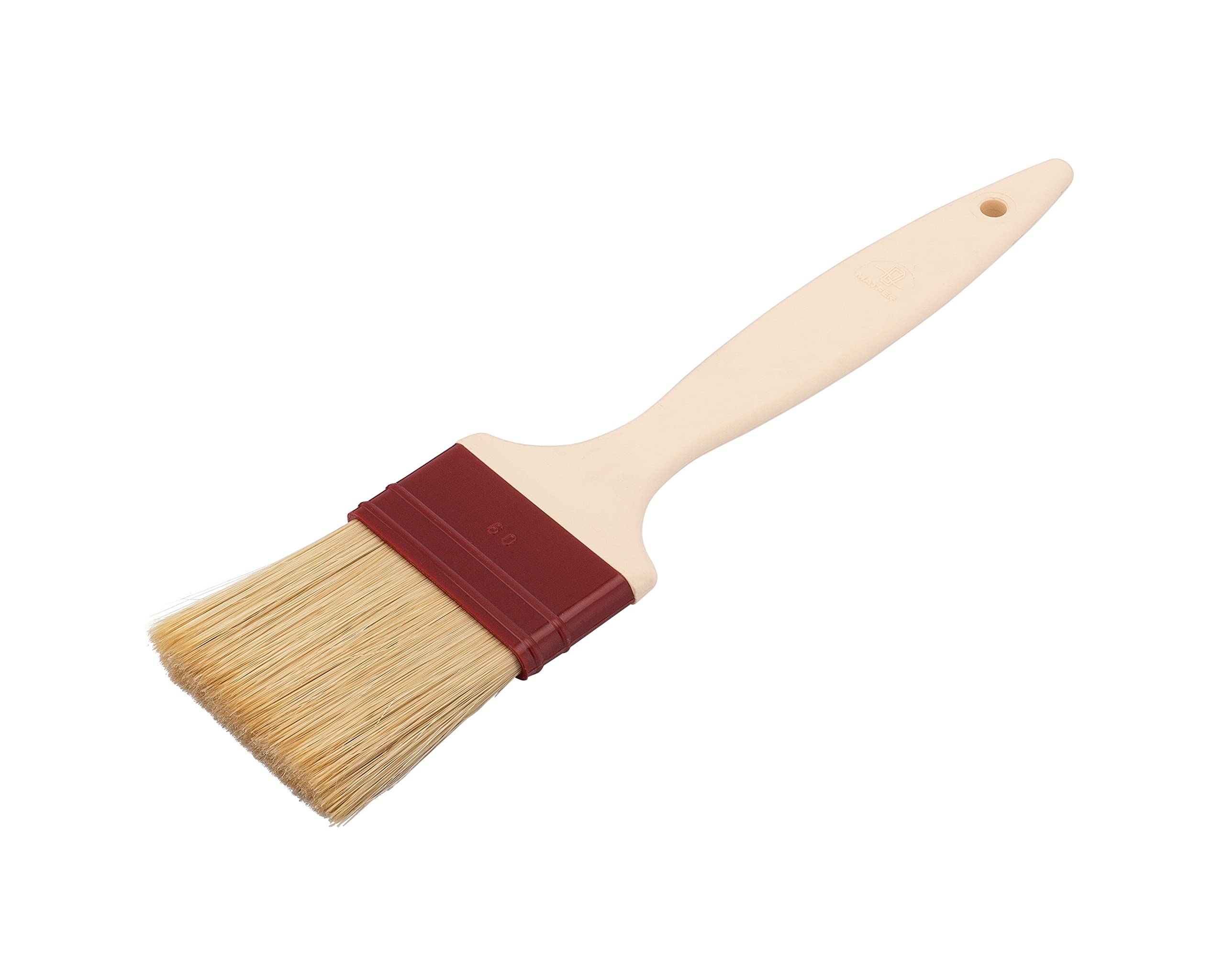 Matfer E440 Pastry Brush Natural Flat Bristles, 60 mm Long