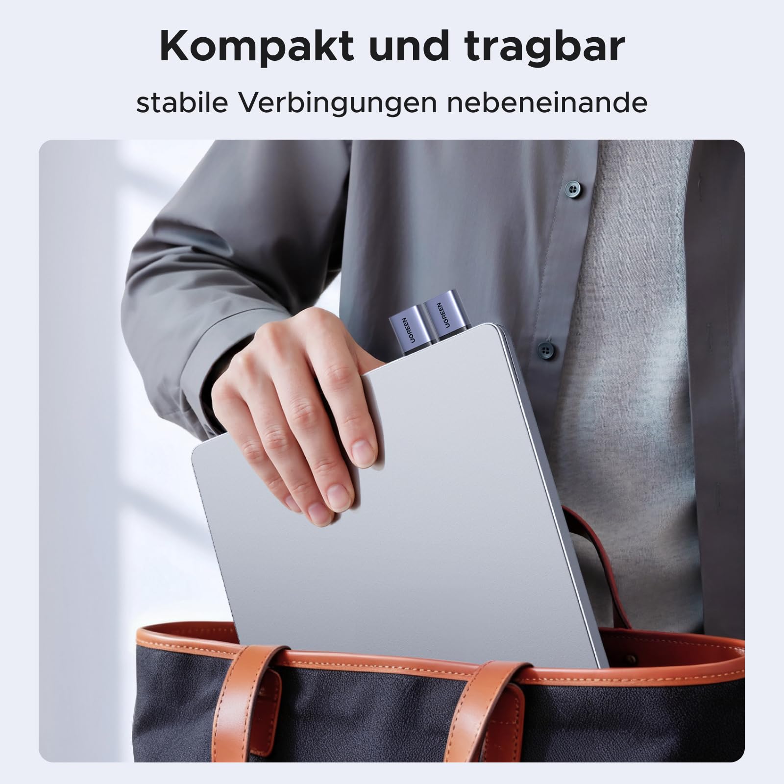 UGREEN USB C Adapter (5 Stück), 10Gbps USB C Buchse zu A Stecker Aluminium Adapter Kompatibel Mit iPhone 17/16/15 Serie, iPad, Galaxy S/Note Serie, Laptops, Carplay usw 6