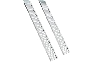 72" x 9" Heavy-Duty Loading Ramps (Set of 2) - 1000 lbs Total Capacity with Anti-Slip Surface, Ideal for Motorcycles, ATVs, a