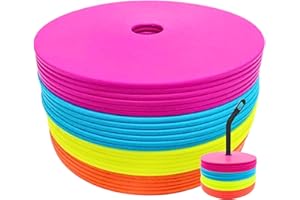 LEZER 6 Inch 9 Inch Flat Cones, Spot Marker