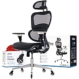 Oline ErgoPro Ergonomic Office Chair - Rolling Desk Chair with 4D Adjustable Armrest, 3D Lumbar Support and Blade Wheels - Me