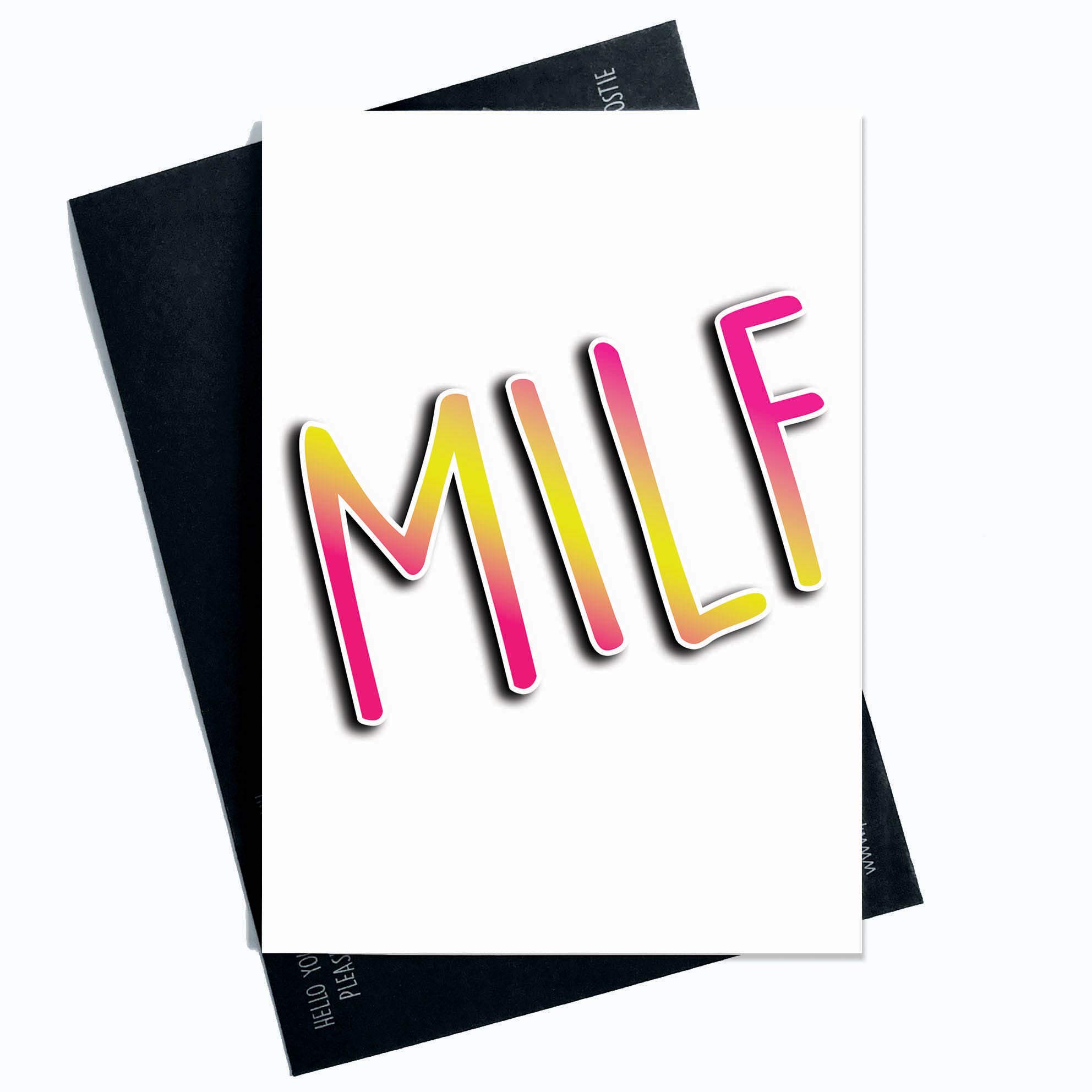 Funny Milf Mother's Day Card New Mom Mum Card Birthday Christmas Valentines Anniversary Mum to Be New Baby Card Congratulations Humour PC349