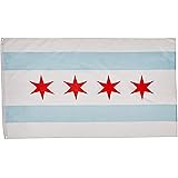 Extracart 3'x5' FLAG of the City of CHICAGO, Illinois IL